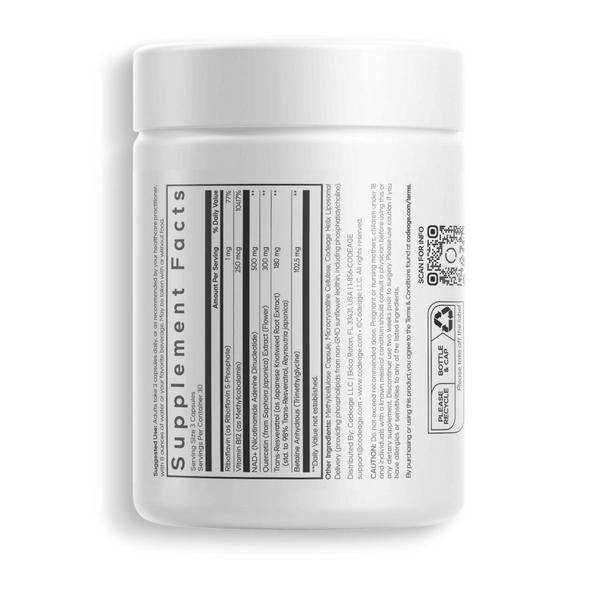 CODEAGE Liposomal NAD+ Ultra with Resveratrol, Quercetin & B Vitamins #8