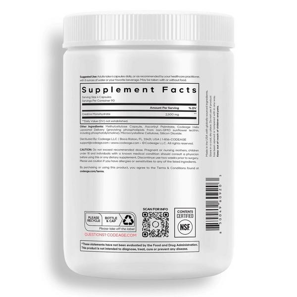 CODEAGE Liposomal Creatine Monohydrate Capsules #8