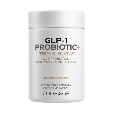 CODEAGE GLP-1 Probiotic with Akkermansia & Prebiotic Fiber