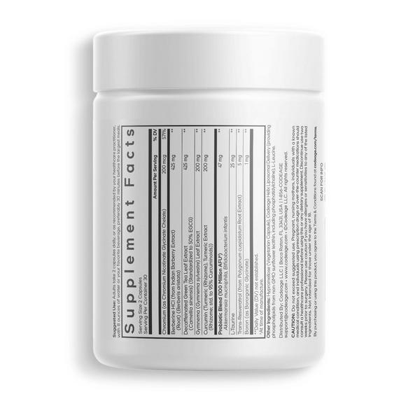 CODEAGE GLP-Advantage with Berberine, Chromium & Botanicals #8