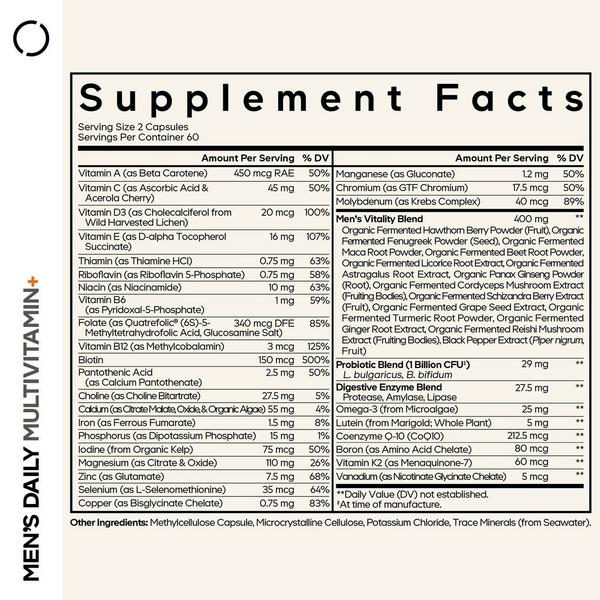 CODEAGE Men’s Fermented Multivitamin with Whole Foods #2