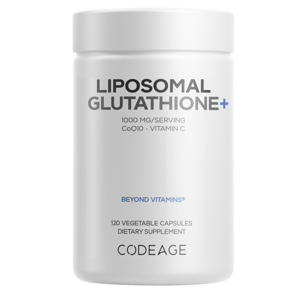 CODEAGE Liposomal Glutathione 1000 mg with Vitamin C & CoQ10