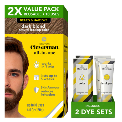 Cleverman Reusable Beard & Hair Dye Kit
