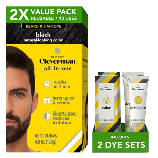 Cleverman Reusable Beard & Hair Dye Kit #1