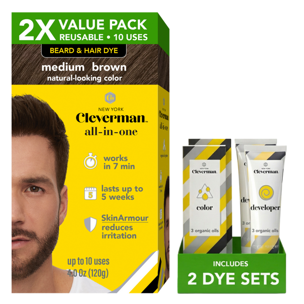 Cleverman Reusable Beard & Hair Dye Kit #1