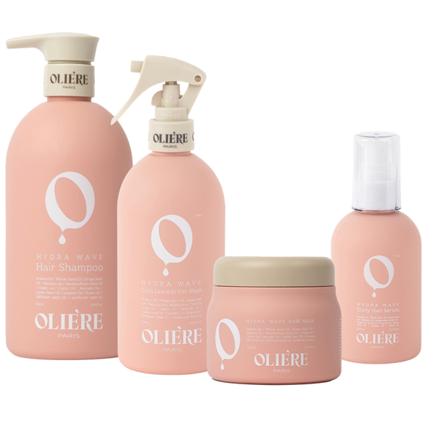 Oliere Paris Hydra Wave Curl-Defining Hydrating Frizz-Control Hair Care Set #1