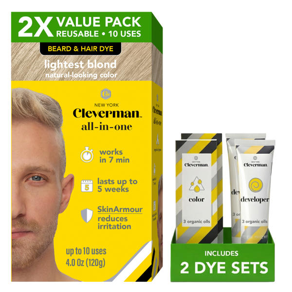Cleverman Reusable Beard & Hair Dye Kit #1