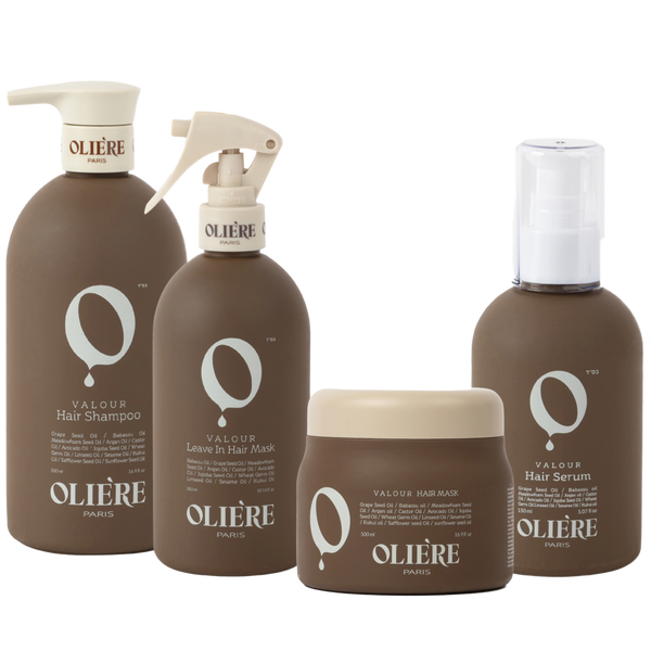 Oliere Paris Valour Smoothing Repairing Shine-Enhancing Hair Care Set #1