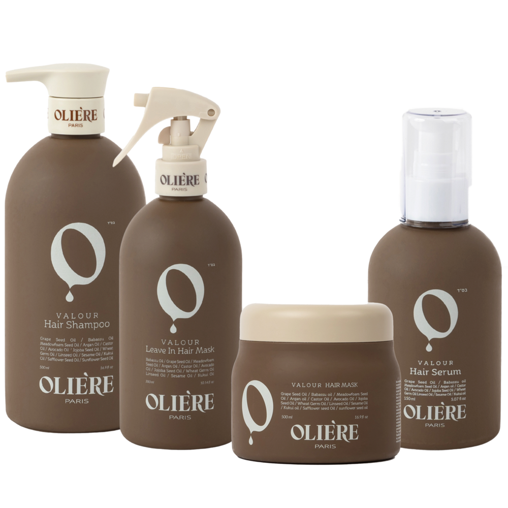Oliere Paris Valour Smoothing Repairing Shine-enhancing Hair Care Set