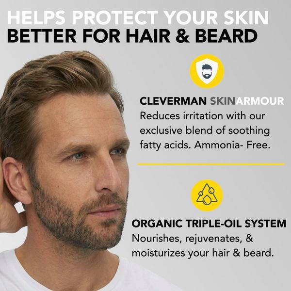 Cleverman 2X Pack Reusable Beard & Hair Dye Kit #7