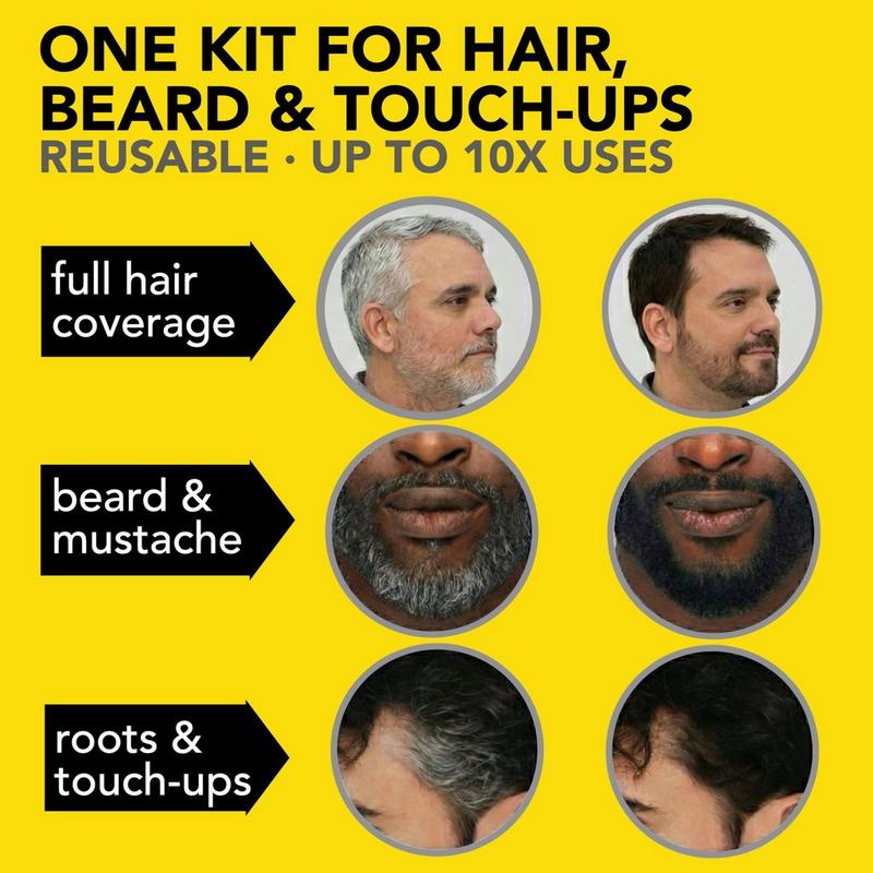 Cleverman - Jet Black 2X Pack Reusable Beard & Hair Dye Kit | Ulta