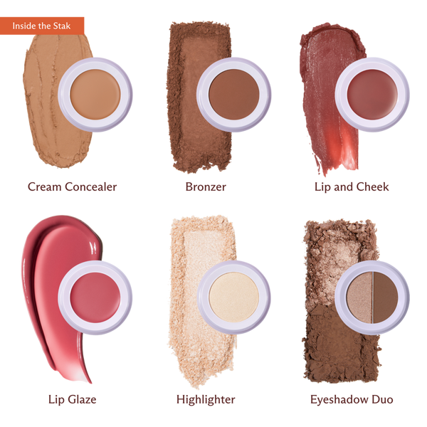 SUBTL. Beauty 7-in-1 Full Face Makeup Stack with Brush Set and Travel Bag #2