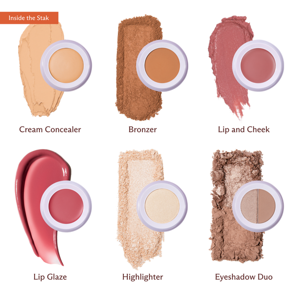 SUBTL. Beauty 7-in-1 Full Face Makeup Stack with Brush Set and Travel Bag #2