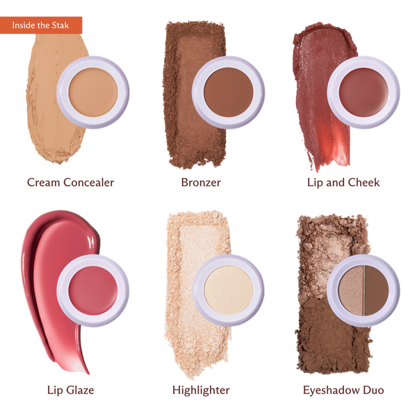 SUBTL. Beauty 7-in-1 Full Face Makeup Stack with Brush Set and Travel Bag #2