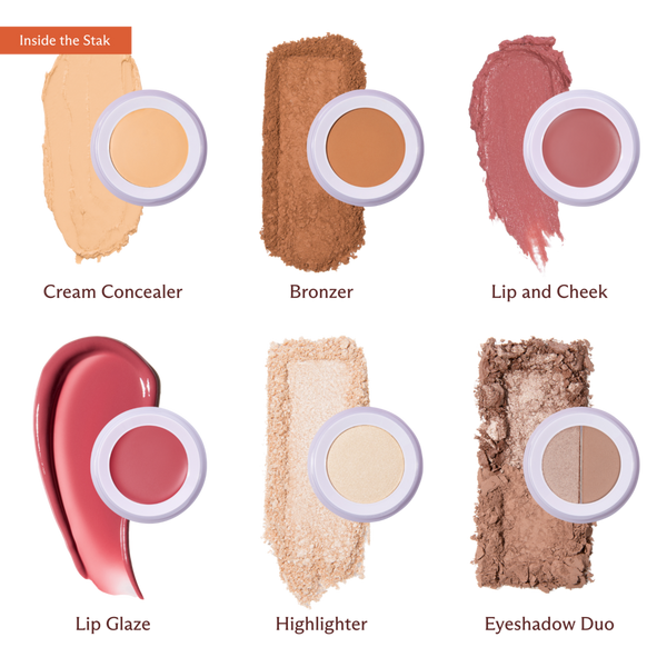 SUBTL. Beauty 7-in-1 Full Face Makeup Stack with Brush Set and Travel Bag #2