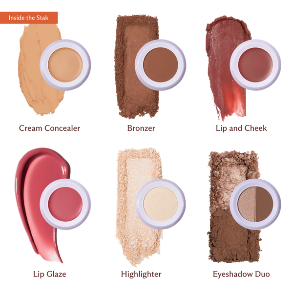 SUBTL. Beauty 7-in-1 Full Face Makeup Stack with Brush Set and Travel Bag #2