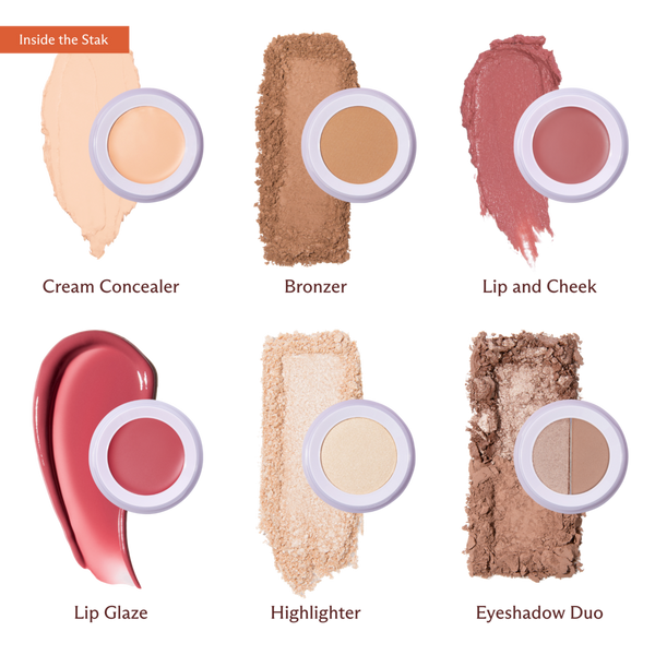 SUBTL. Beauty 7-in-1 Full Face Makeup Stack with Brush Set and Travel Bag #2