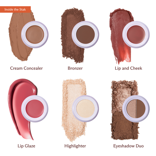 SUBTL. Beauty 7-in-1 Full Face Makeup Stack with Brush Set and Travel Bag #2