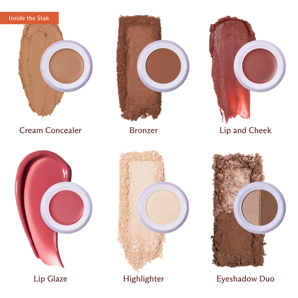 SUBTL. Beauty 7-in-1 Full Face Makeup Stack with Brush Set and Travel Bag #2