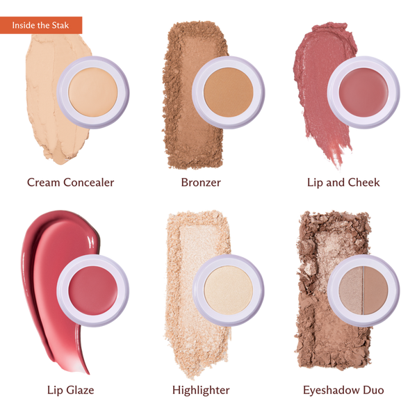 SUBTL. Beauty 7-in-1 Full Face Makeup Stack with Brush Set and Travel Bag #2