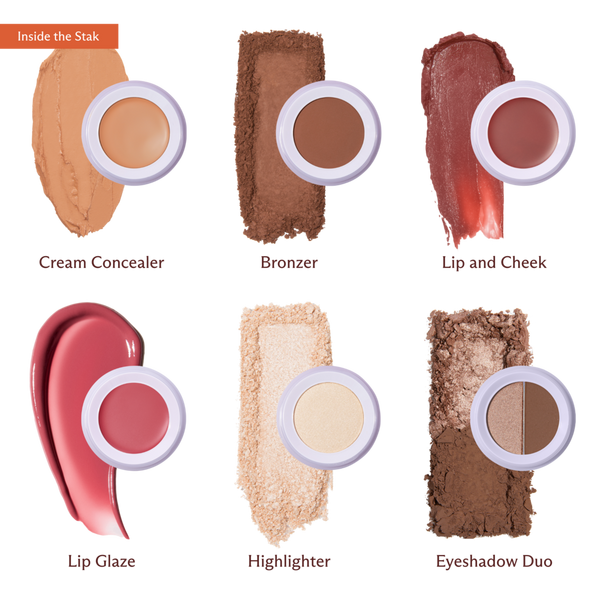 SUBTL. Beauty 7-in-1 Full Face Makeup Stack with Brush Set and Travel Bag #2