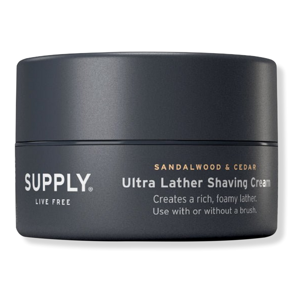 Supply Co. Ultra Lather Shaving Cream - Sandalwood & Cedar