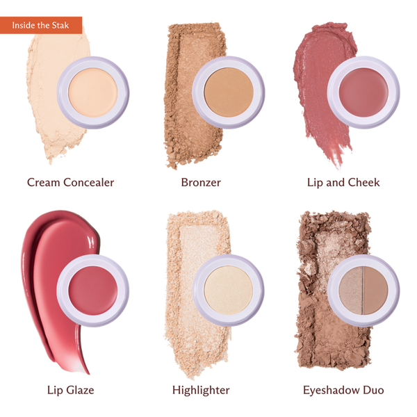 SUBTL. Beauty 7-in-1 Full Face Makeup Stack with Brush Set and Travel Bag #2