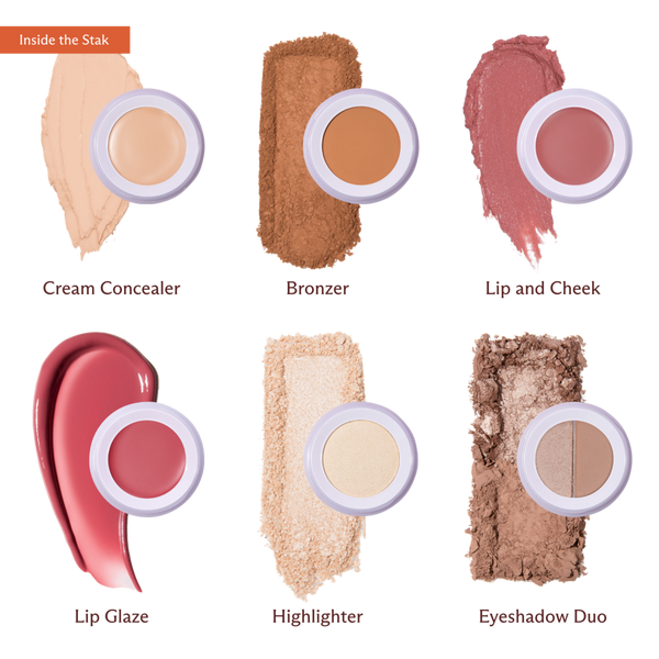 SUBTL. Beauty 7-in-1 Full Face Makeup Stack with Brush Set and Travel Bag #2