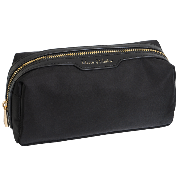 House of Harlow 1960 The Twill Nylon Cosmetic Pouch #1