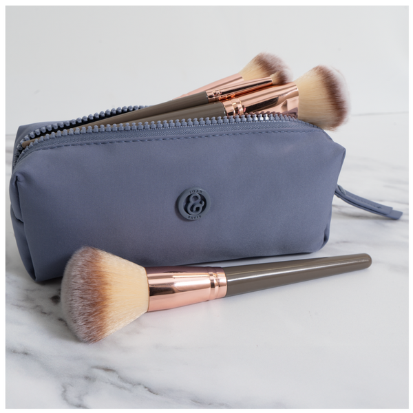 Joan & David The Tonal Sport Nylon 4-Piece Clear Cosmetic Bag Set #3