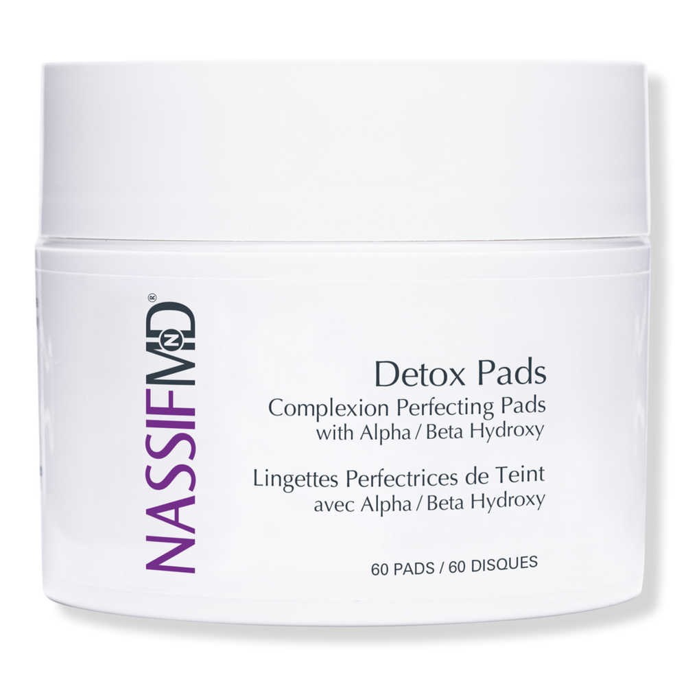 NassifMD Skincare Detox Pads – Complexion Perfecting Pads - 60 ct