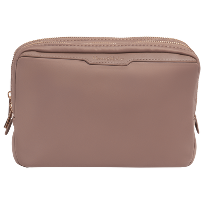 House of Harlow 1960 The Twill Nylon Double Compartment Cosmetic Bag