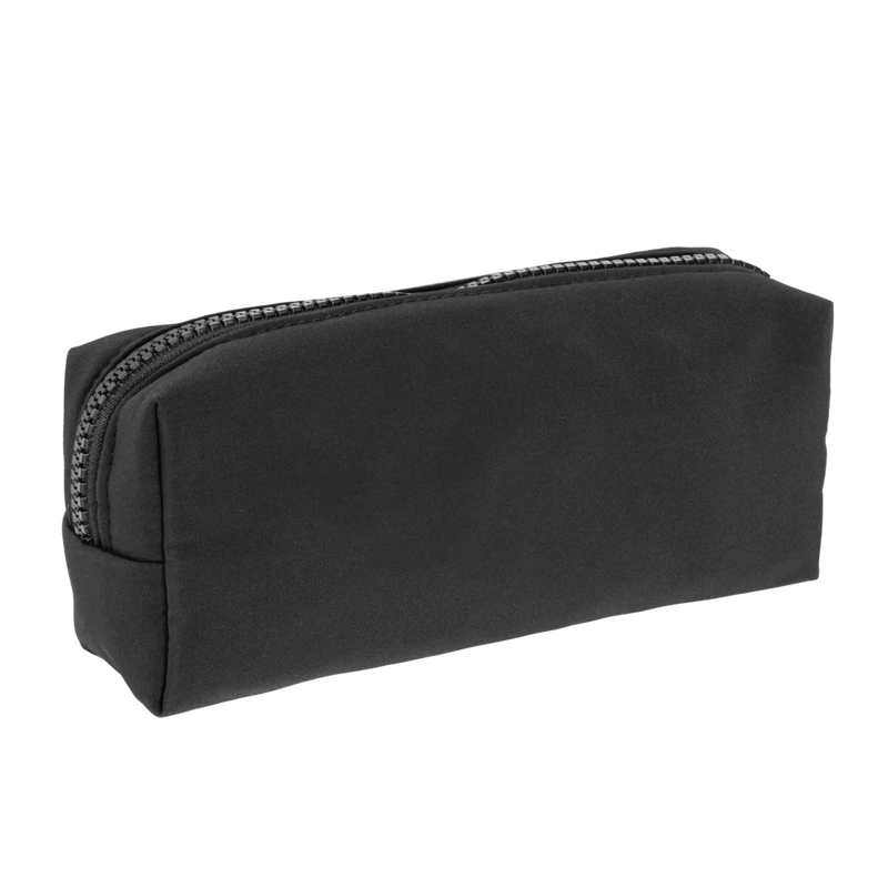 Joan & David - Black The Tonal Sport Nylon 4-Piece Clear Cosmetic