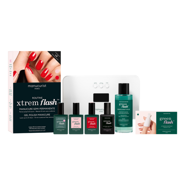 Manucurist Xtrem Flash Gel Nail Polish Kit with LED Lamp and Gel Top Coat #1