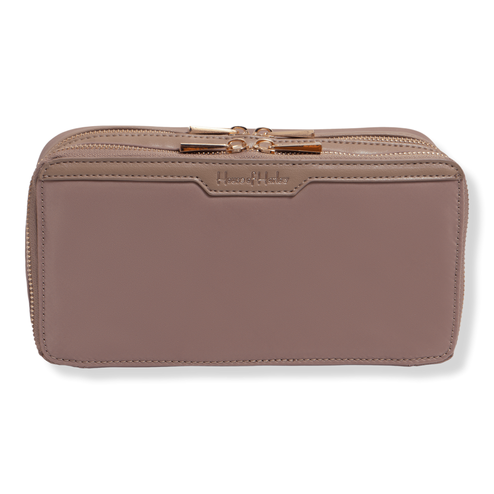 House of Harlow 1960 The Twill Nylon Cosmetic Organizer - Taupe