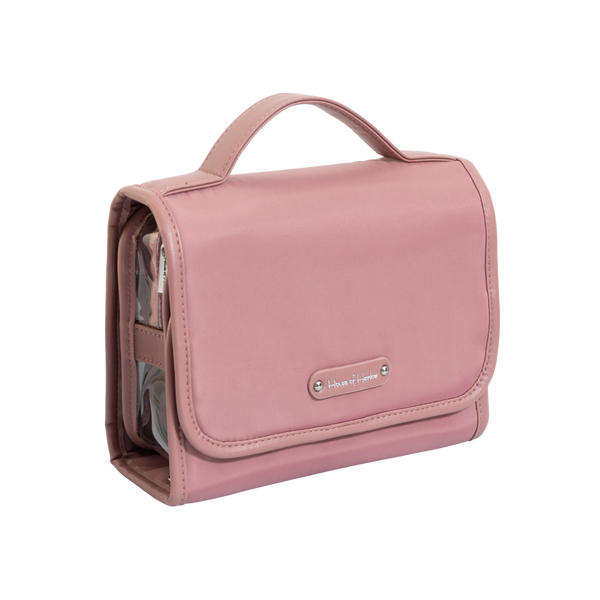 House of Harlow 1960 The Twill Nylon Multi-Compartment Hanging Toiletry Case #1