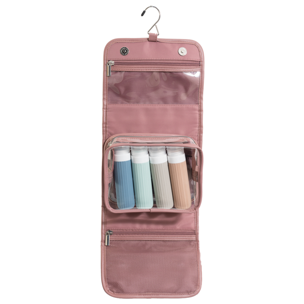 House of Harlow 1960 The Twill Nylon Multi-Compartment Hanging Toiletry Case #5