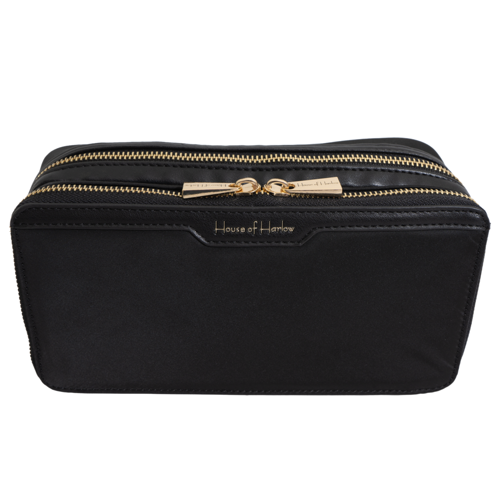 House of Harlow 1960 The Twill Nylon Cosmetic Organizer