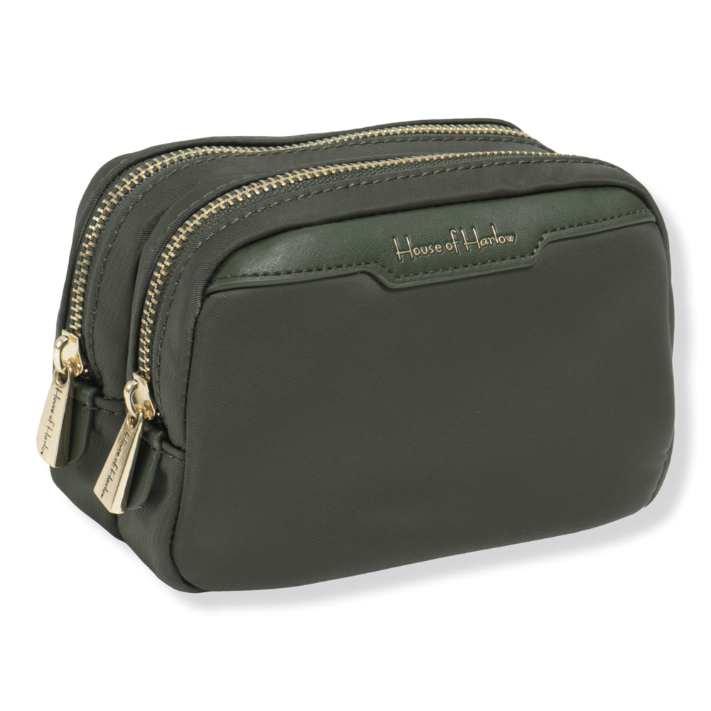 House of Harlow 1960 The Twill Nylon Tech Accessory Pouch - Olive