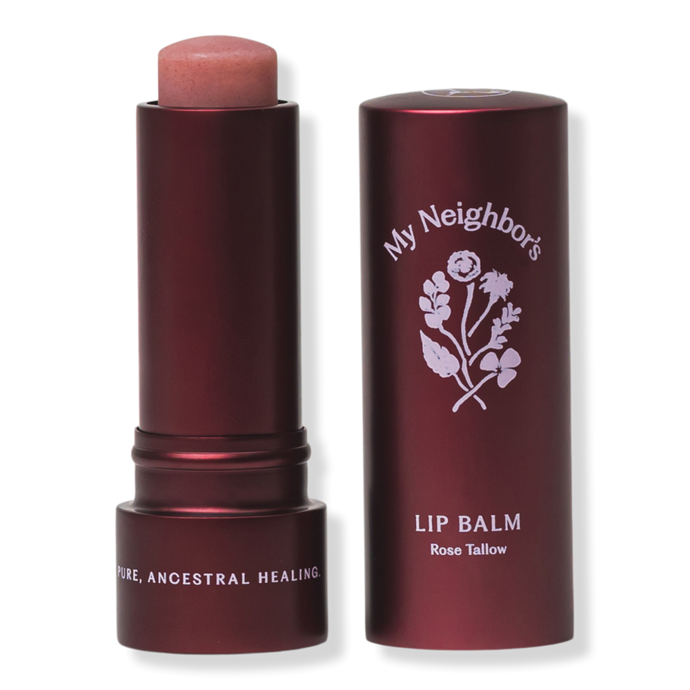 My Neighbor's Tallow Tinted Tallow Rose Lip Balm