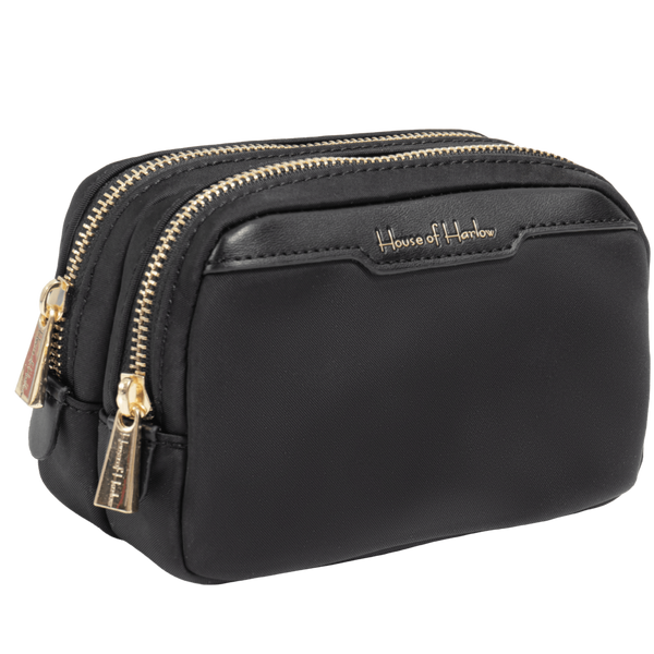 House of Harlow 1960 The Twill Nylon Tech Accessory Pouch #1