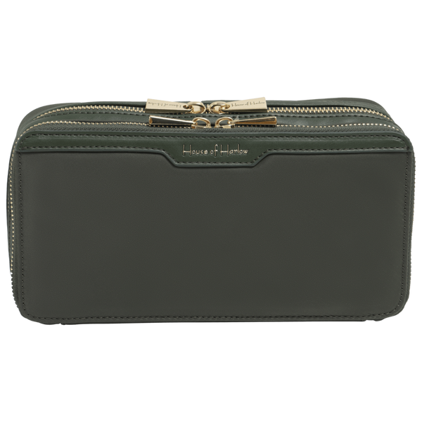 House of Harlow 1960 The Twill Nylon Cosmetic Organizer #1