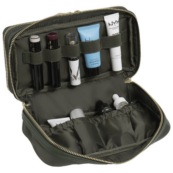 House of Harlow 1960 The Twill Nylon Cosmetic Organizer #3