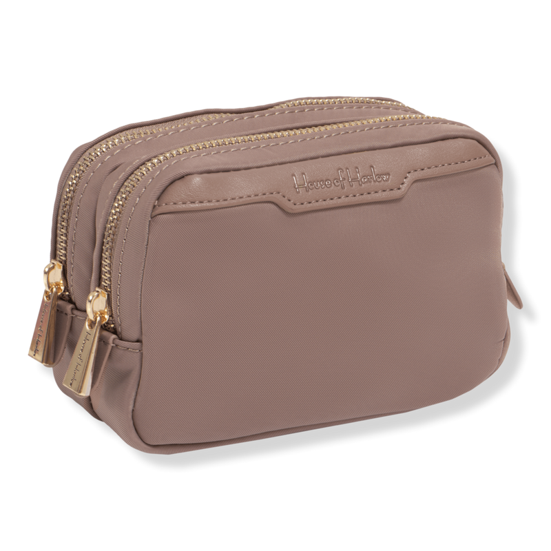 House of Harlow 1960 - Taupe The Twill Nylon Tech Accessory Pouch