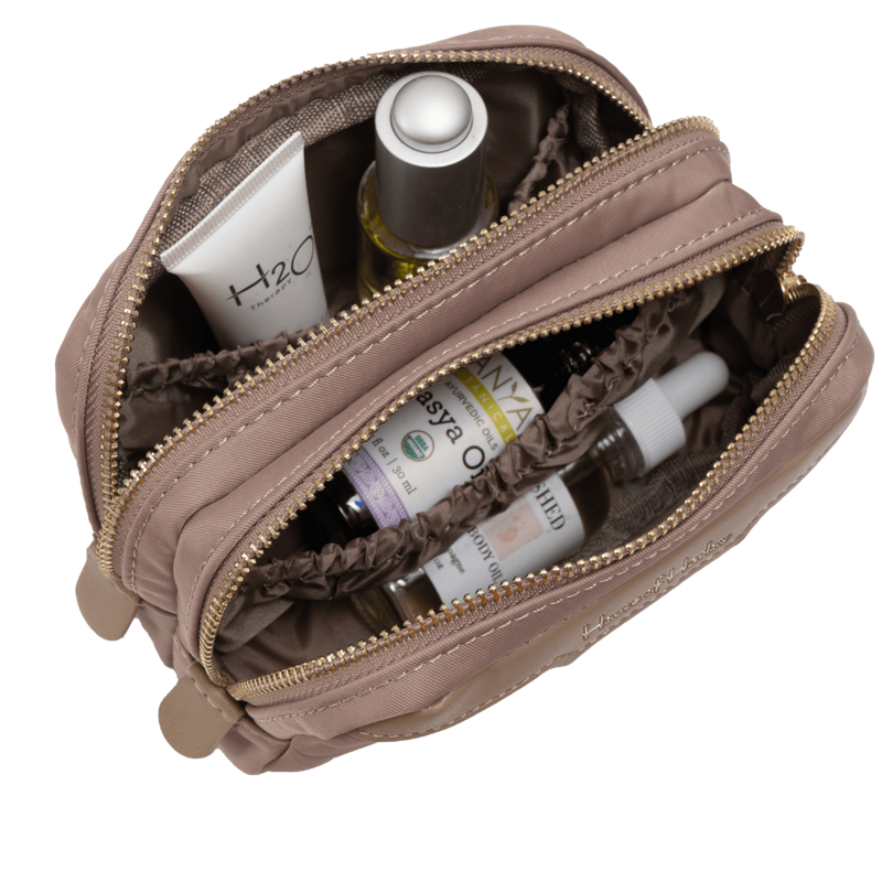 House of Harlow 1960 - Taupe The Twill Nylon Tech Accessory Pouch