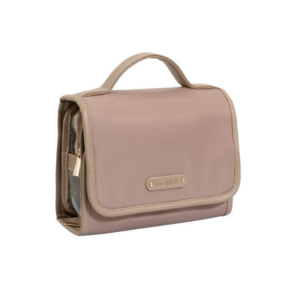 House of Harlow 1960 The Twill Nylon Multi-Compartment Hanging Toiletry Case #1