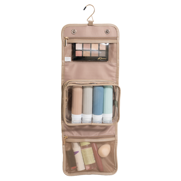 House of Harlow 1960 The Twill Nylon Multi-Compartment Hanging Toiletry Case #2