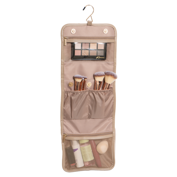House of Harlow 1960 The Twill Nylon Multi-Compartment Hanging Toiletry Case #3