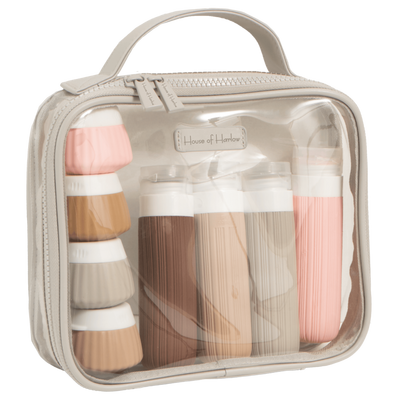 House of Harlow 1960 The Blockbuster Clear PVC Travel Bottle Kit