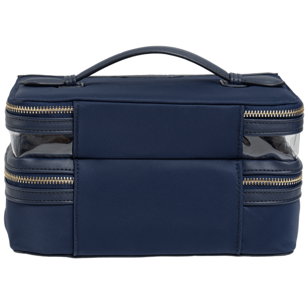 House of Harlow 1960 The Twill Nylon Double Compartment Toiletry Train Case #8